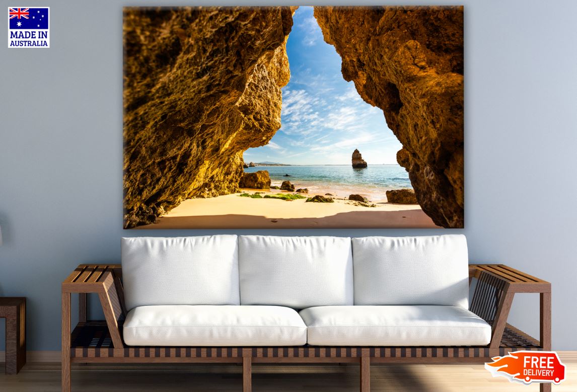 Stunning Beach Cave Print 100% Australian Made