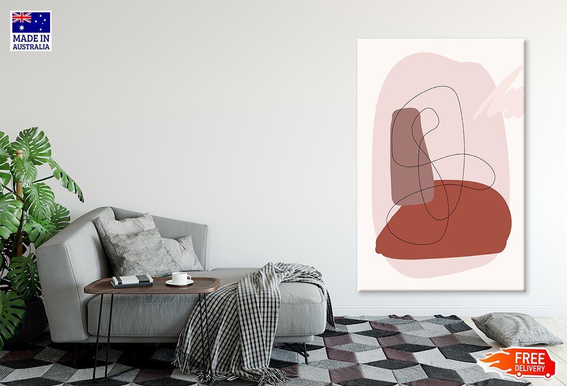 Abstract Shapes & Line Art Print 100% Australian Made