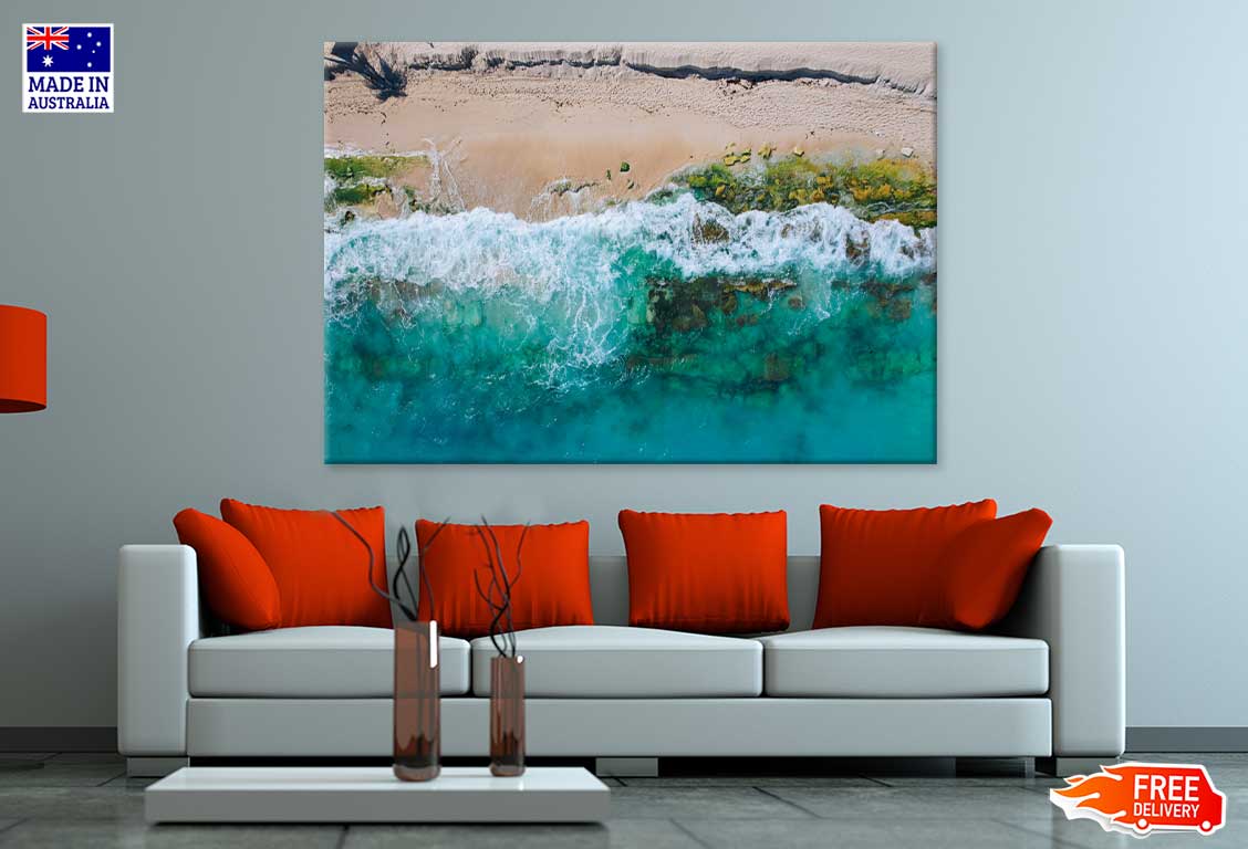 Cancun Mexico Beach & Blue Water Photograph Print 100% Australian Made