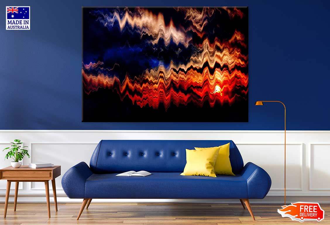 Colorful Abstract Design Print 100% Australian Made