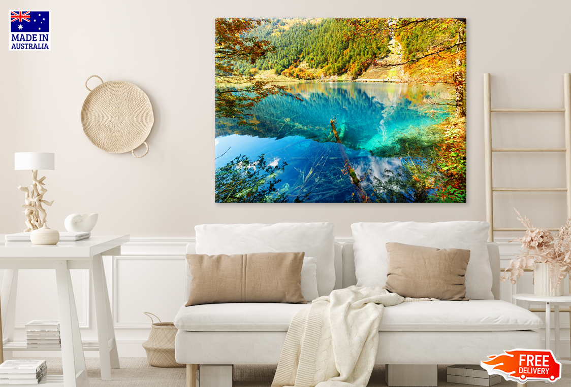 Rocks On River View Photograph Print 100% Australian Made