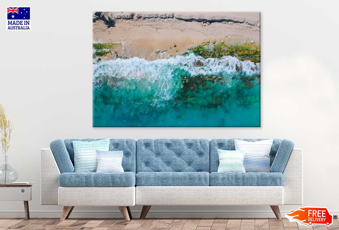 Cancun Mexico Beach & Blue Water Photograph Print 100% Australian Made