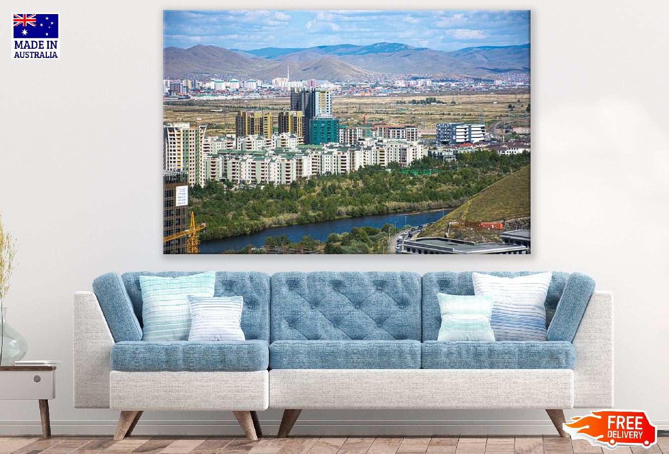 Modern Buildings City View Photograph Print 100% Australian Made