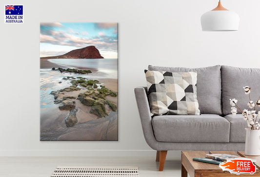 Sea with Sand & Rocks View Photograph Print 100% Australian Made