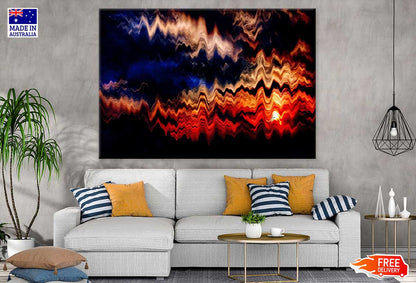 Colorful Abstract Design Print 100% Australian Made