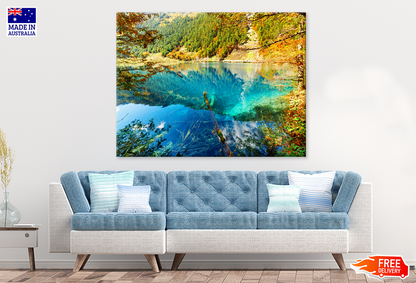 Rocks On River View Photograph Print 100% Australian Made