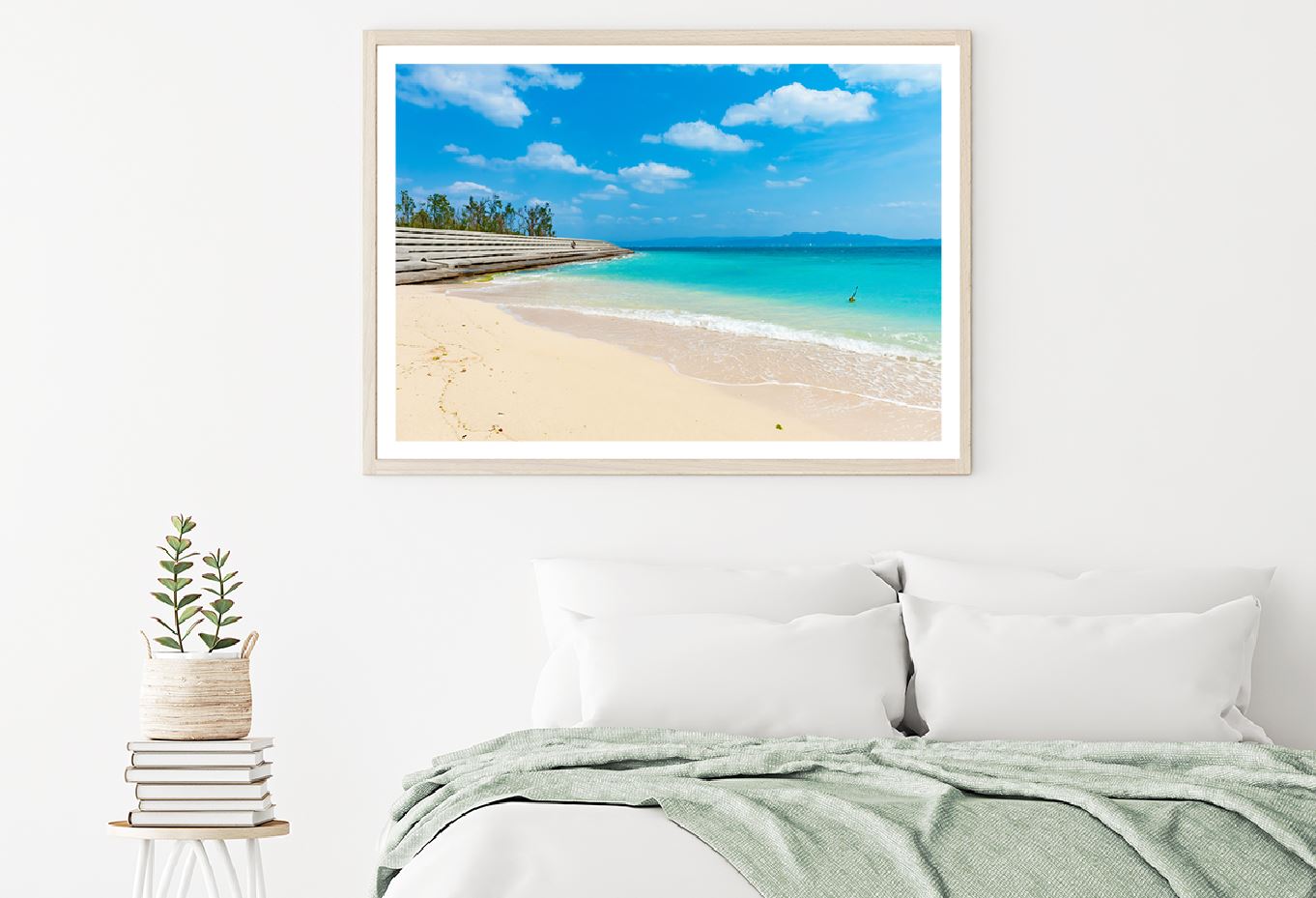 Kouri Beach Island View Photograph Okinawa Home Decor Premium Quality Poster Print Choose Your Sizes