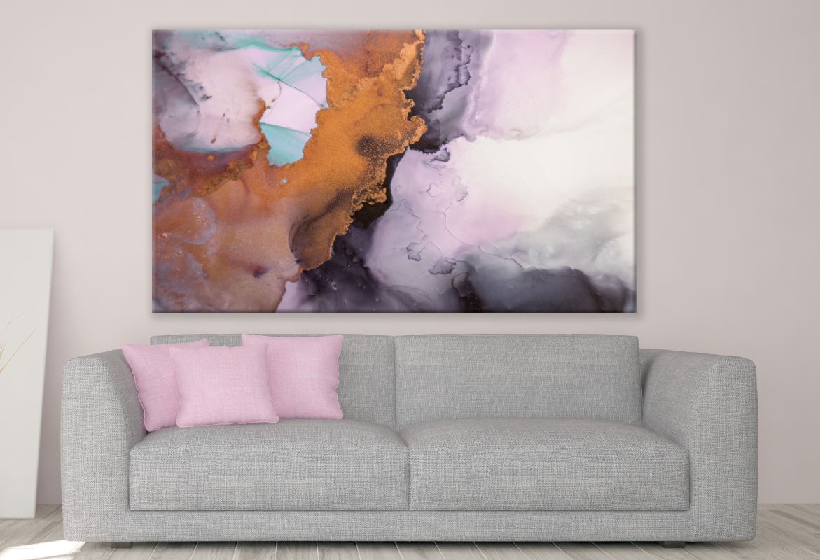 Abstract Colourful Cloud Design Painting Print 100% Australian Made