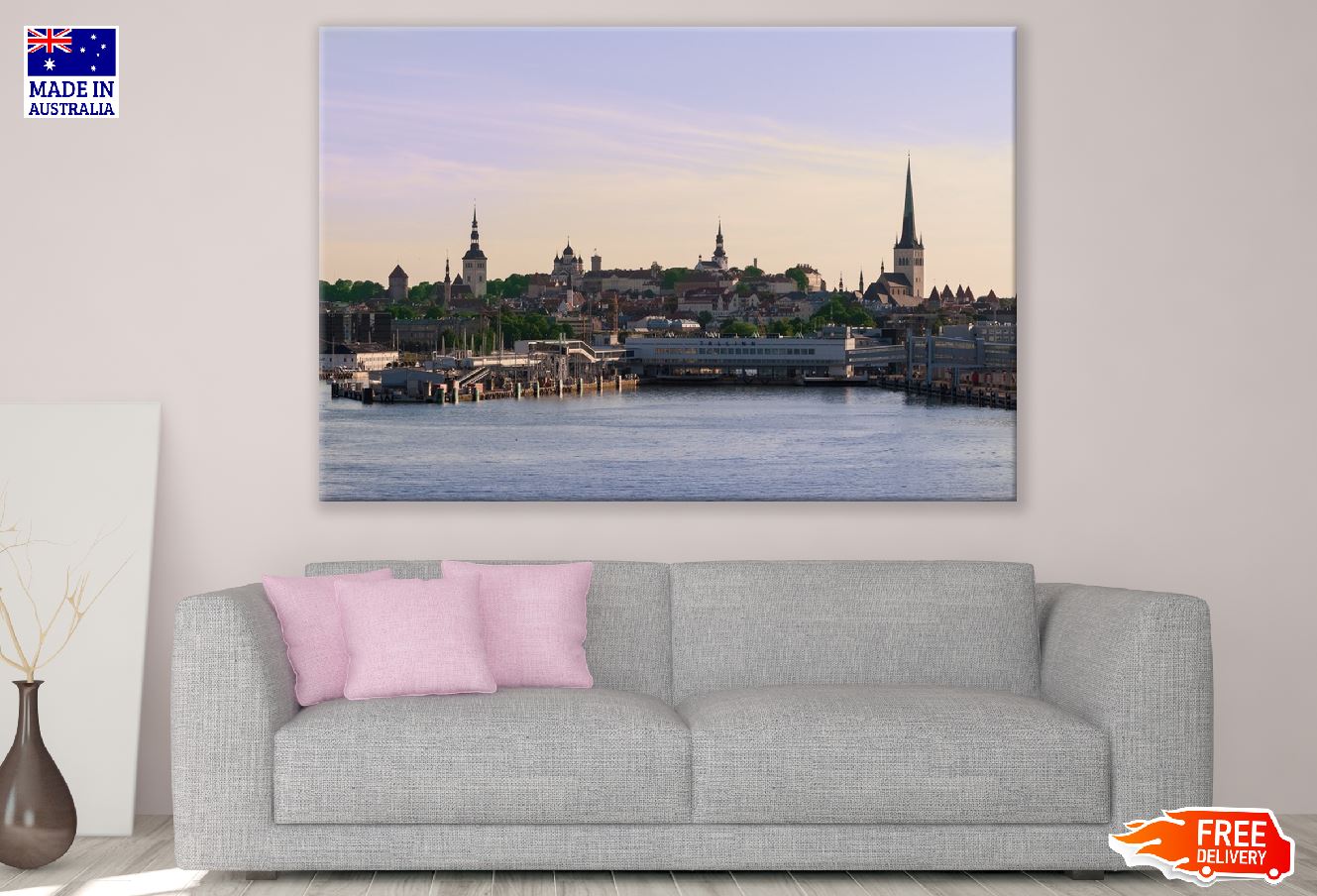 Medieval Tallinn Old Town Photograph, Estonia Print 100% Australian Made