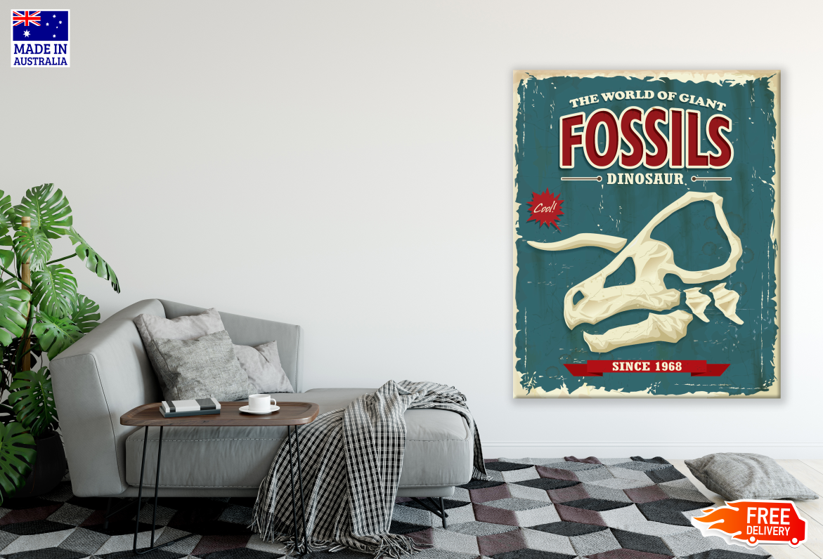 Dinosaur Poster Print 100% Australian Made