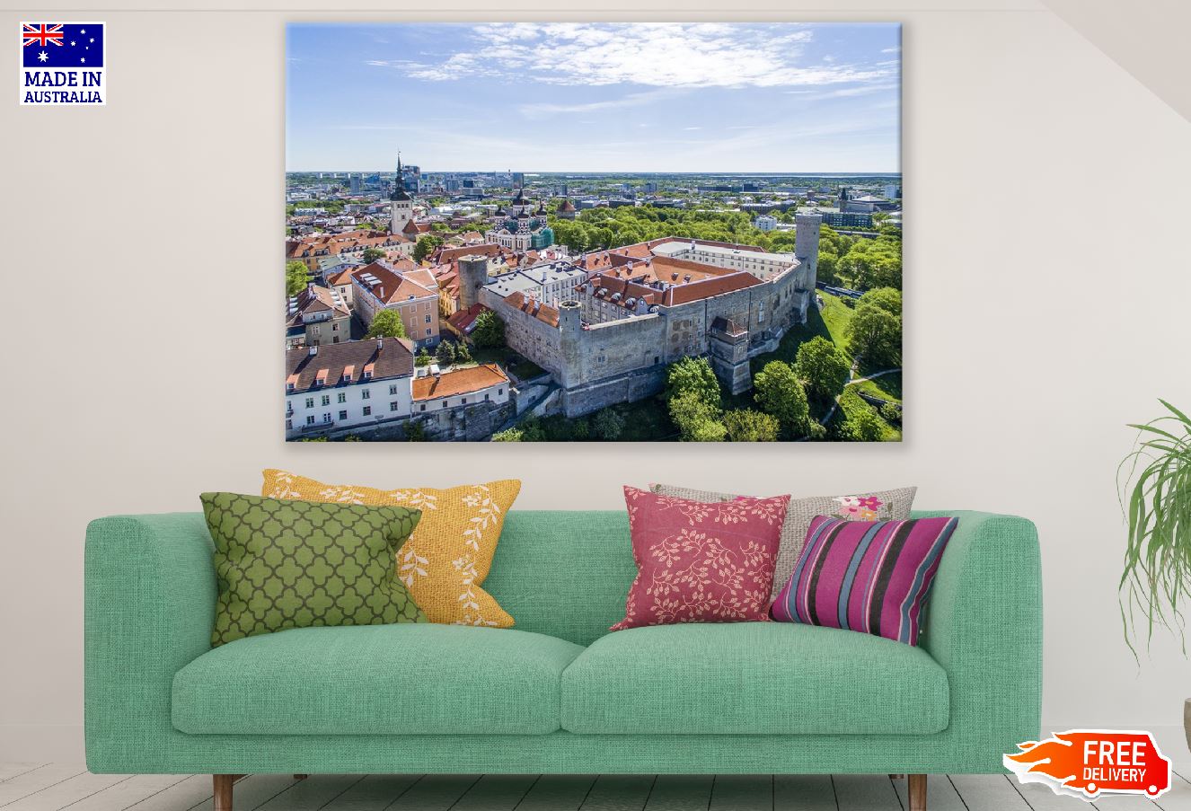 Medieval Tallinn Photograph, Estonia Print 100% Australian Made