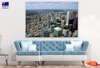 City of Toronto Aerial View Photograph, Ontario, Canada Print 100% Australian Made