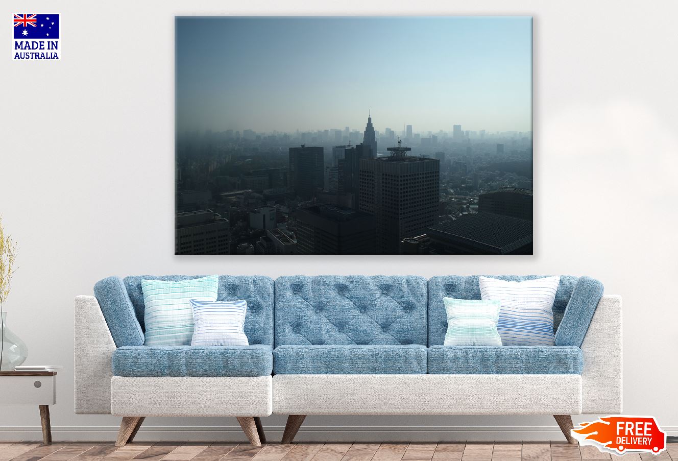 Tokyo Tower & Cityscape view Photograph Print 100% Australian Made