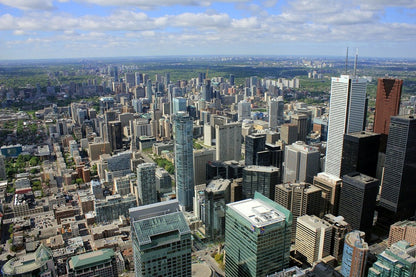 City of Toronto Aerial View Photograph, Ontario, Canada Print 100% Australian Made