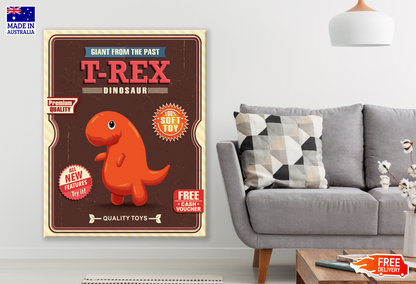 Dinosaur Poster Print 100% Australian Made