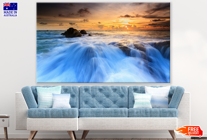 Stunning Sunset Beach Photograph Print 100% Australian Made