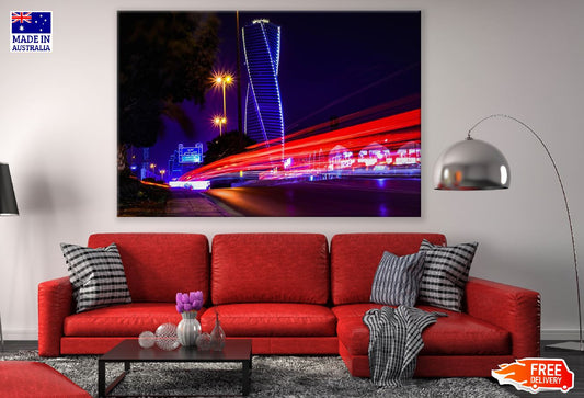 Riyadh City Night View Photograph, Saudi Arabia Print 100% Australian Made