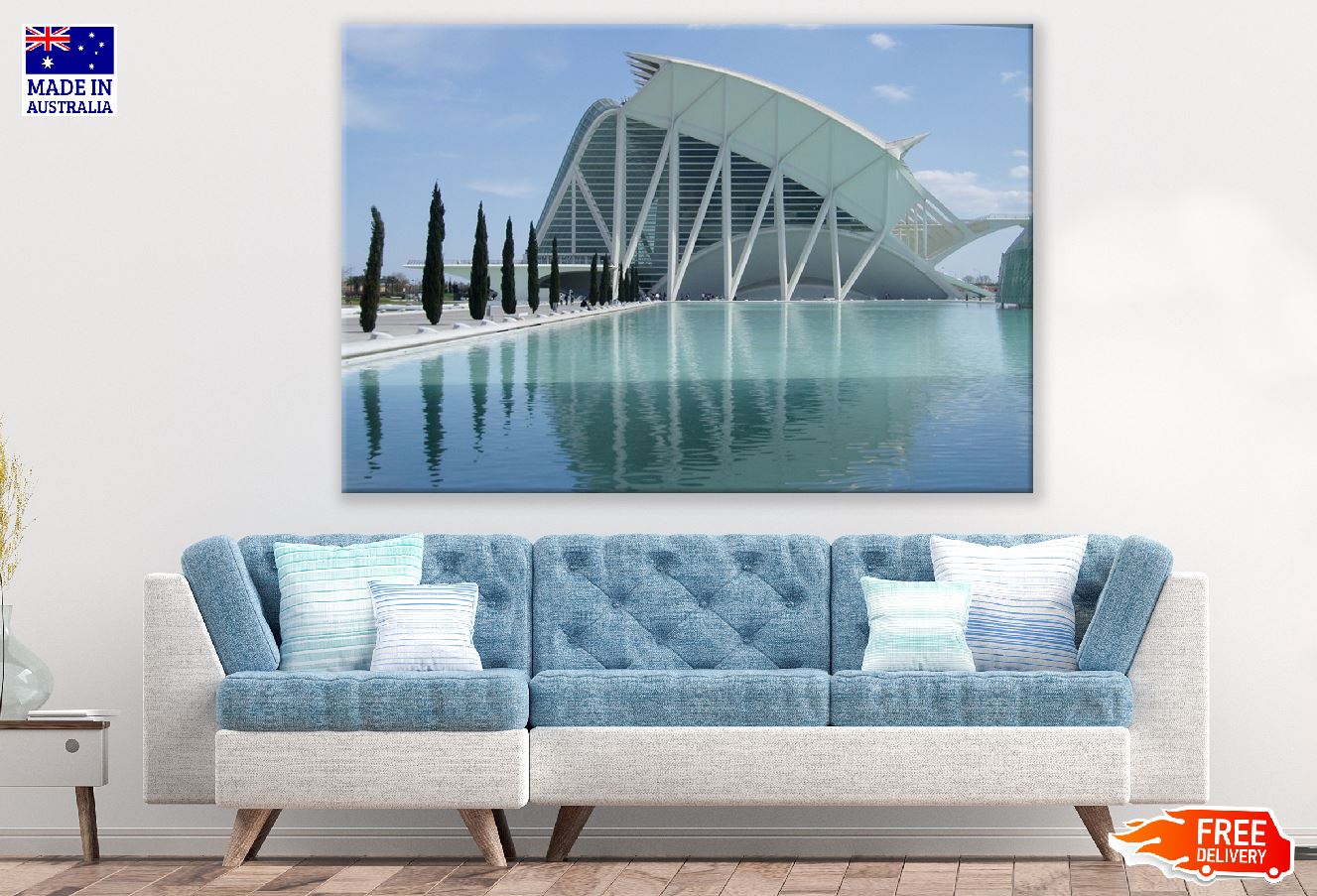 The City of Arts and Sciences Valencia, Spain Print 100% Australian Made