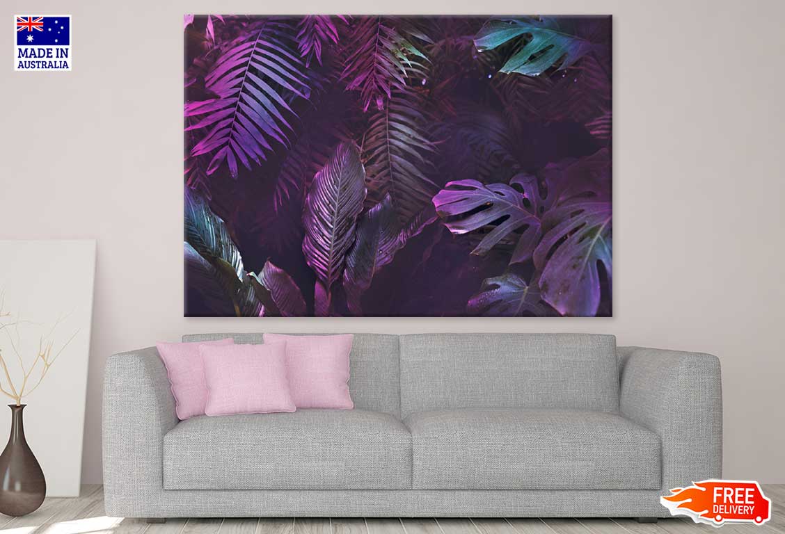 Purple Leaves Closeup Photograph Print 100% Australian Made