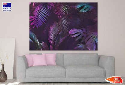 Purple Leaves Closeup Photograph Print 100% Australian Made