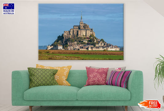 Mont Saint-Michel in Normandy, Northern France Print 100% Australian Made