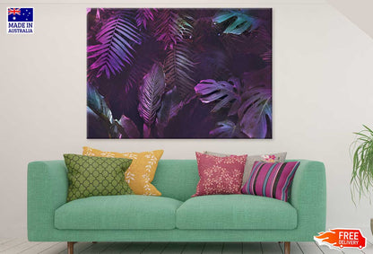 Purple Leaves Closeup Photograph Print 100% Australian Made