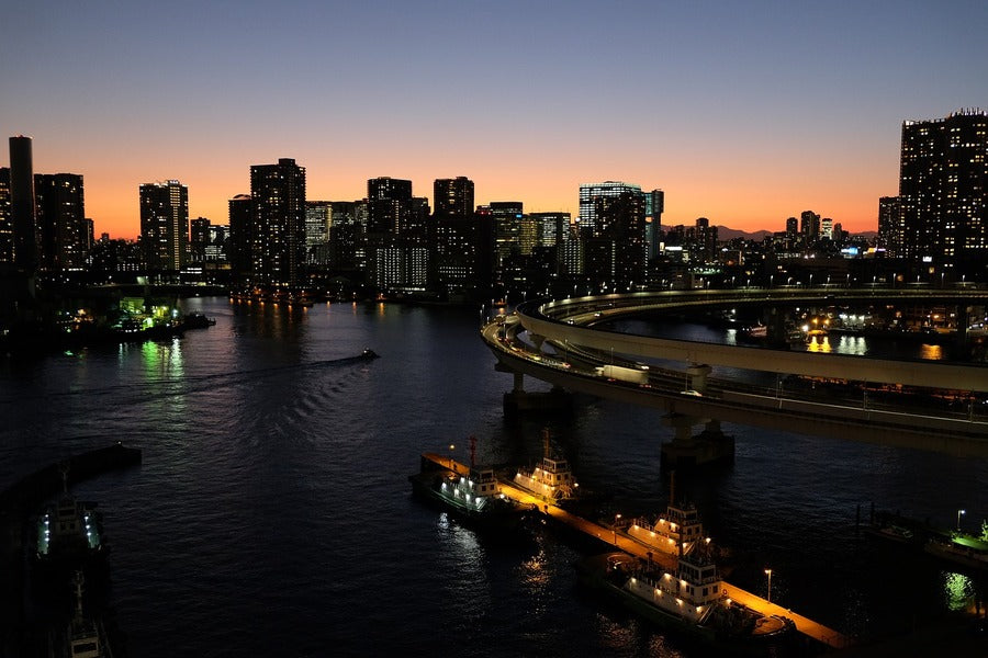 Twilight Zone, Cityscape & Bridge Night View Photograph Print 100% Australian Made