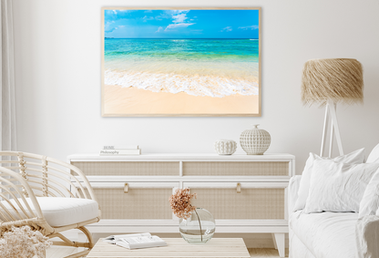Sea Shore & Sea Sky View Photograph Home Decor Premium Quality Poster Print Choose Your Sizes