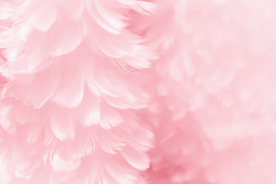 Fluffy Mauve Pink Feather Abstract Design Print 100% Australian Made