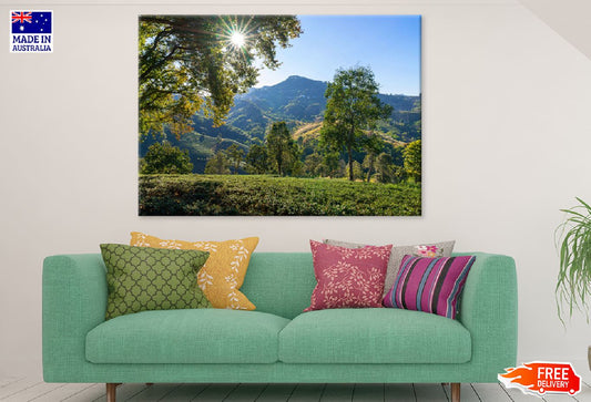 Hilltop View Chiang Rai Photograph Thailand Print 100% Australian Made