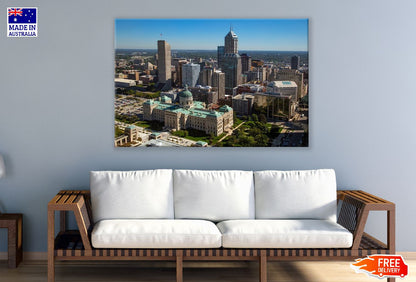 Downtown Indianapolis Skyline Photograph Print 100% Australian Made
