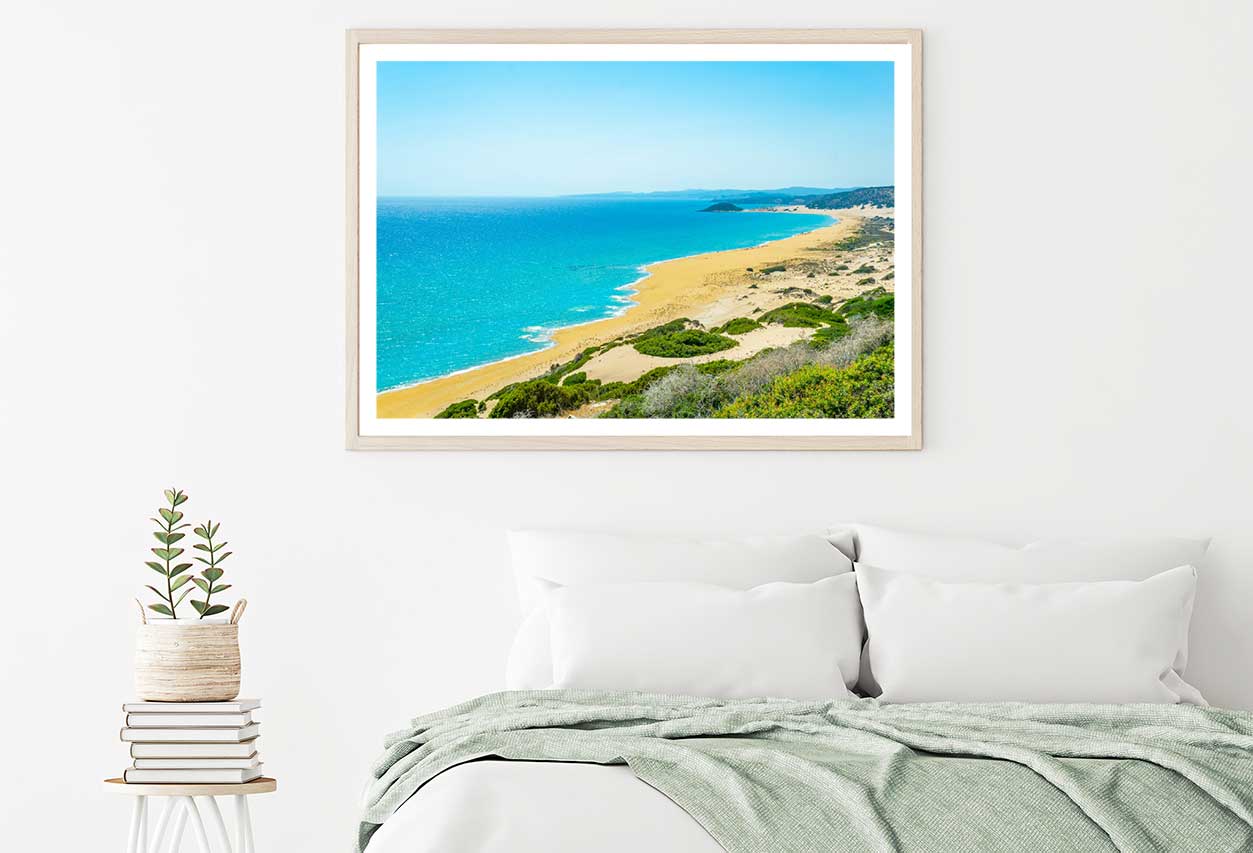 Golden Beach Karpaz Peninsula Photograph Home Decor Premium Quality Poster Print Choose Your Sizes
