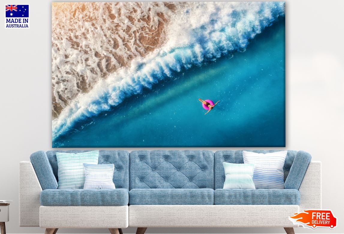 Stunning Beach Aerial View Photograph Print 100% Australian Made