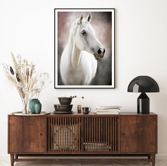 Elephant Portrait Watercolor Art Home Decor Premium Quality Poster Print Choose Your Sizes