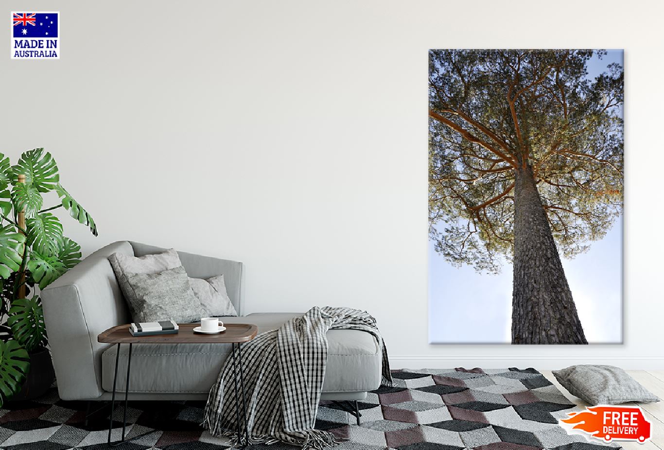 Long Old Tree View From Below Photograph Print 100% Australian Made