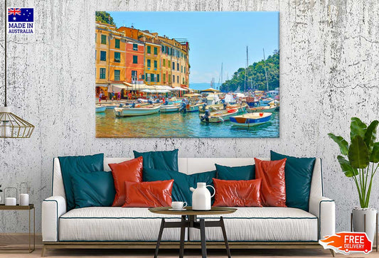 Harbour Portofino View Photograph Liguria Print 100% Australian Made