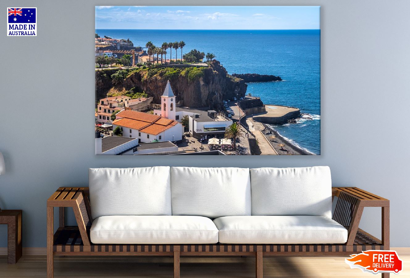 Camara de Lobos Madeira Portugal View Photograph Print 100% Australian Made