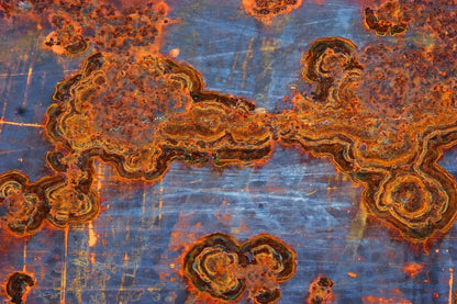 Orange Gold Abstract Design Print 100% Australian Made
