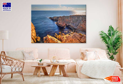 Rocky Coast Beach Aerial View Photograph Print 100% Australian Made