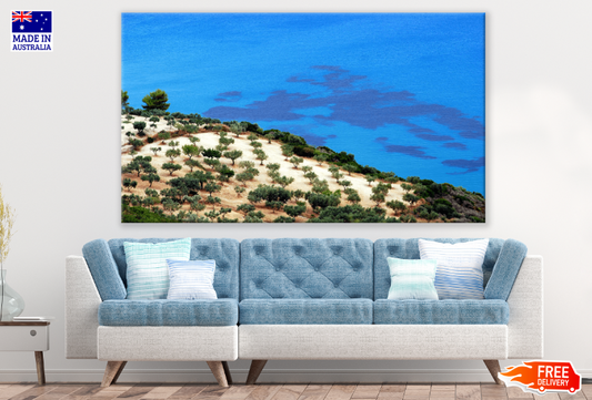 Trees & Sea Aerial View Print 100% Australian Made