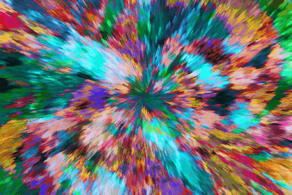 Colorful Abstract Design Print 100% Australian Made