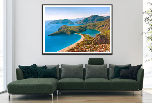 Oludeniz Beach View Photograph Turkey Home Decor Premium Quality Poster Print Choose Your Sizes