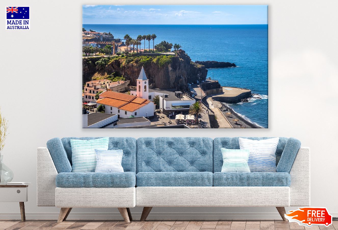 Camara de Lobos Madeira Portugal View Photograph Print 100% Australian Made