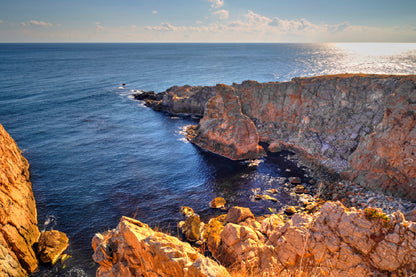 Rocky Coast Beach Aerial View Photograph Print 100% Australian Made