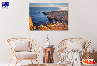 Rocky Coast Beach Aerial View Photograph Print 100% Australian Made