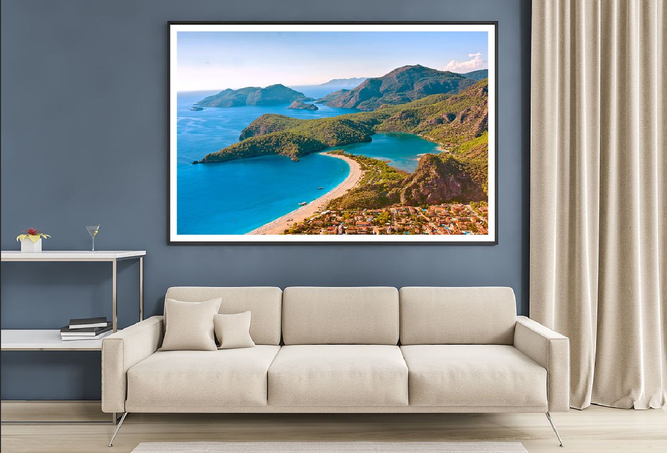 Oludeniz Beach View Photograph Turkey Home Decor Premium Quality Poster Print Choose Your Sizes