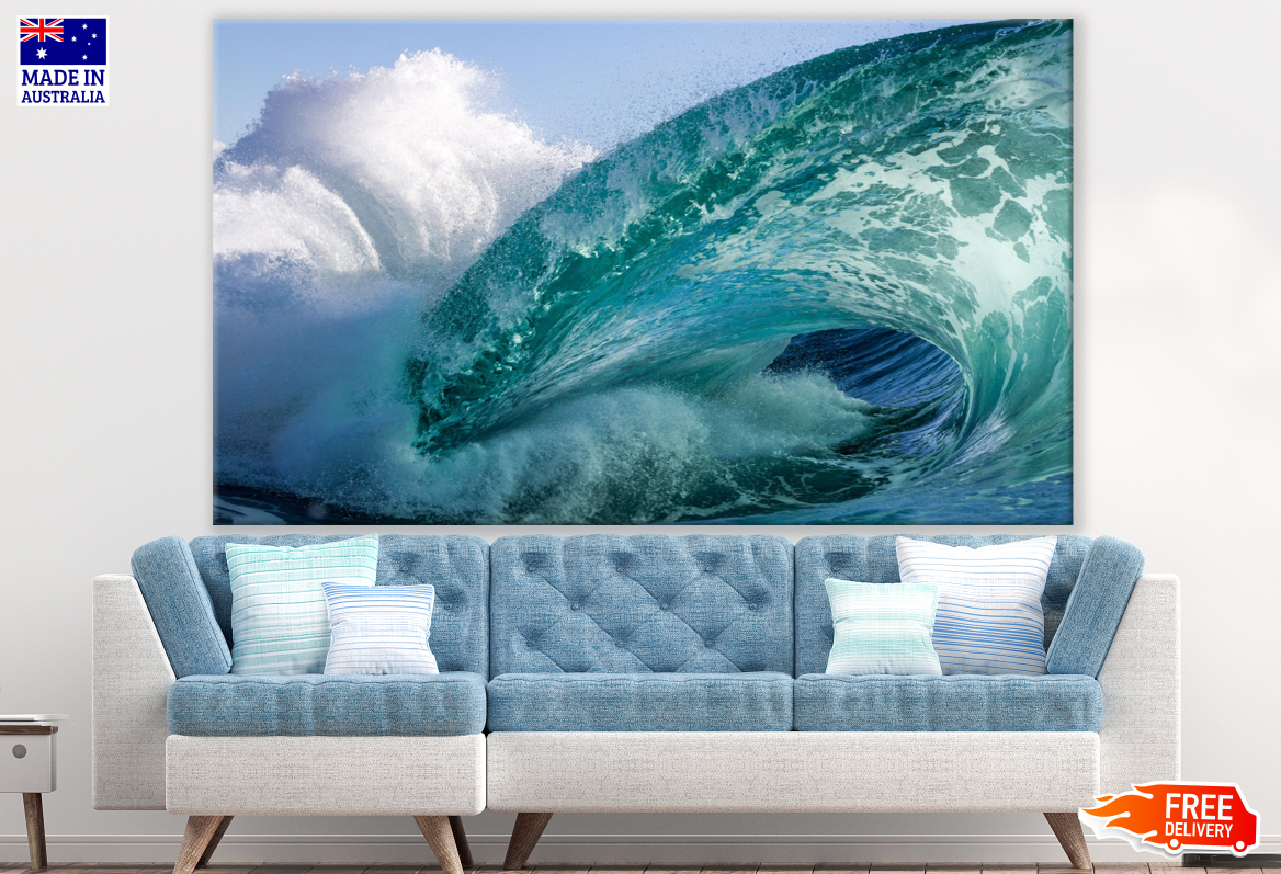 Sea Wave Crashing Photograph Print 100% Australian Made