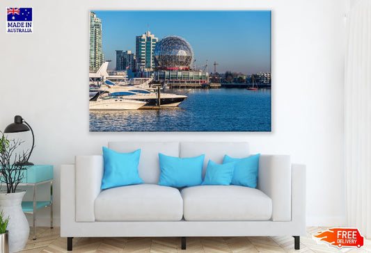 Pacific Central Station Sea View Vancouver, Canada Print 100% Australian Made