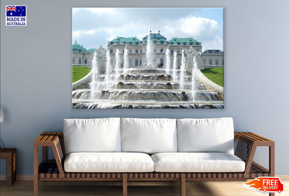 Belvedere Historic Building Complex in Vienna, Austria Print 100% Australian Made