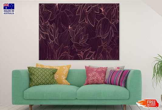 Flower Pattern Vector Art Design Print 100% Australian Made